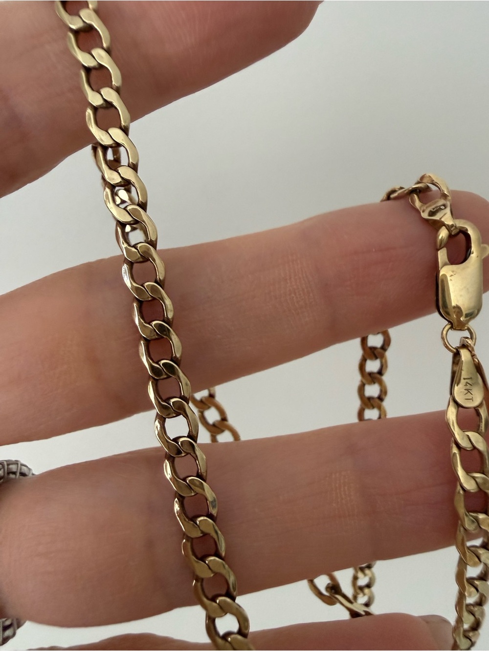 Loren Stewart 14k Yellow Gold XL Lightweight Havana Chain Necklace 18" NIB - Picture 2 of 7